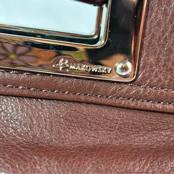 B. Makowsky Y2K Women’s Brown Shoulder Bag